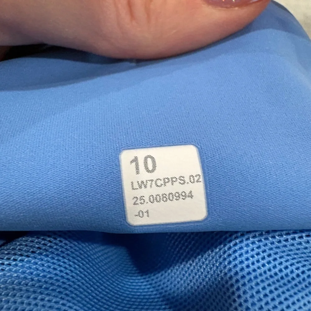 lululemon athletica Light Blue Bike Shorts